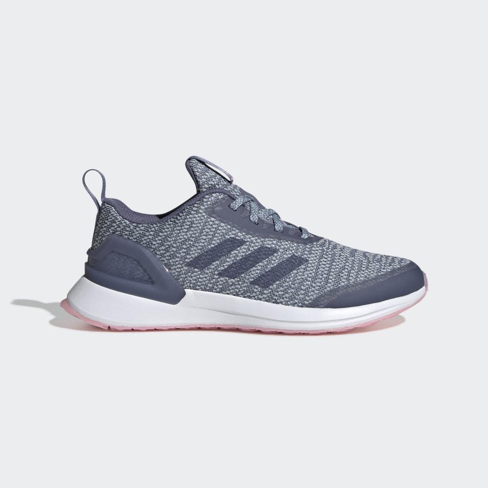 Adidasi Alergare Adidas RapidaRun X Fete Romania - Indigo/Gri/Roz D97078